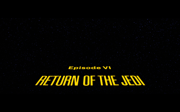Return of the Jedi - Title Card