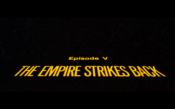 The Empire Strikes Back - Title Card