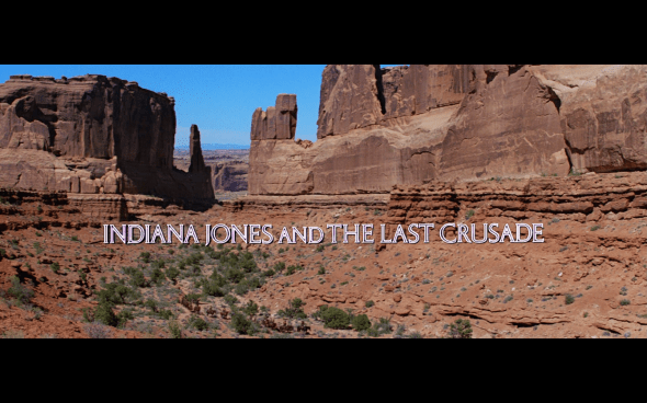 Indiana Jones and the Last Crusade - Title Card